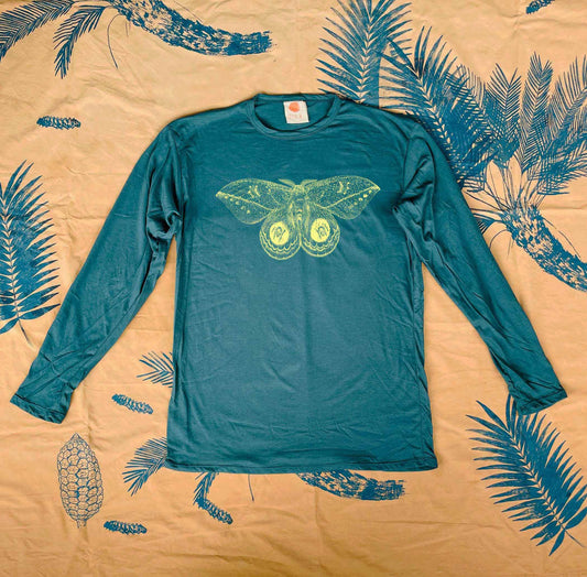 Camiseta Polilla ojos de venado • Monte • Manga larga adultos