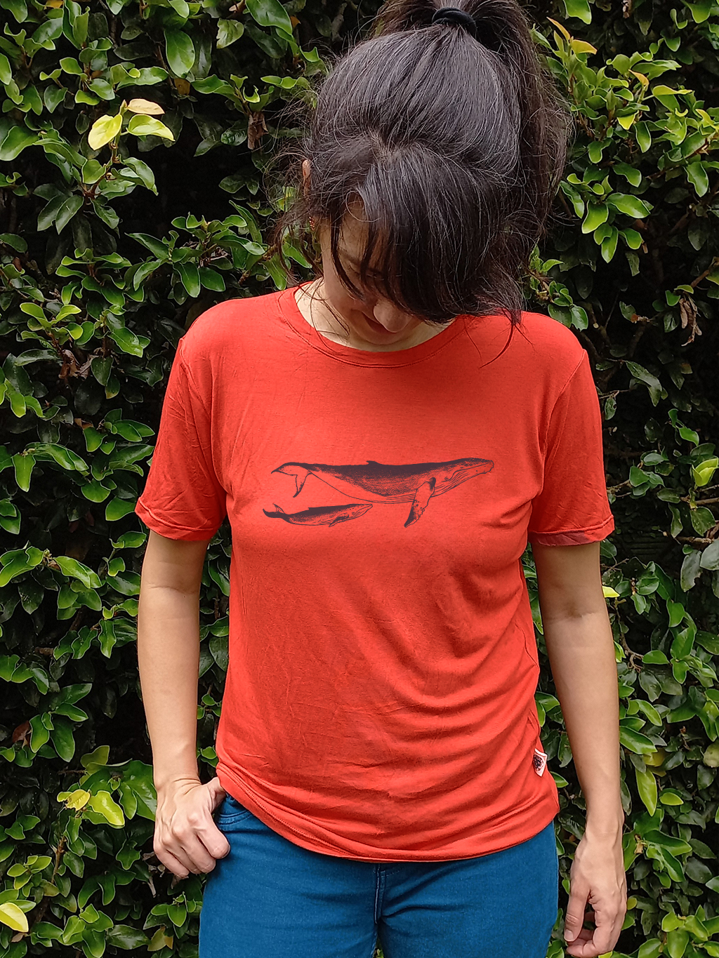 Camiseta Ballena jorobada • Armonía • Vaporosas adultos