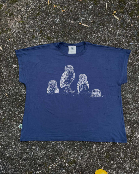 Camiseta Bajo Tierra - Mochuelo de madriguera • Brisa • Vaporosas adultos