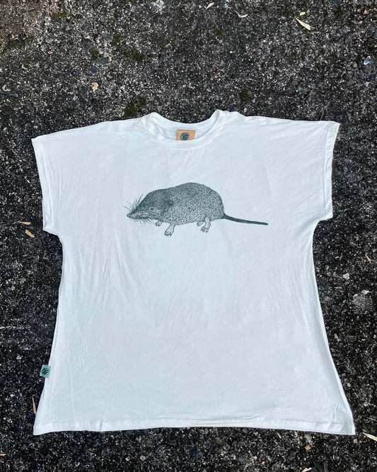 Camiseta Bajo Tierra - Musaraña de orejas pequeñas de Medellín • Larga brisa • Vaporosas adultos