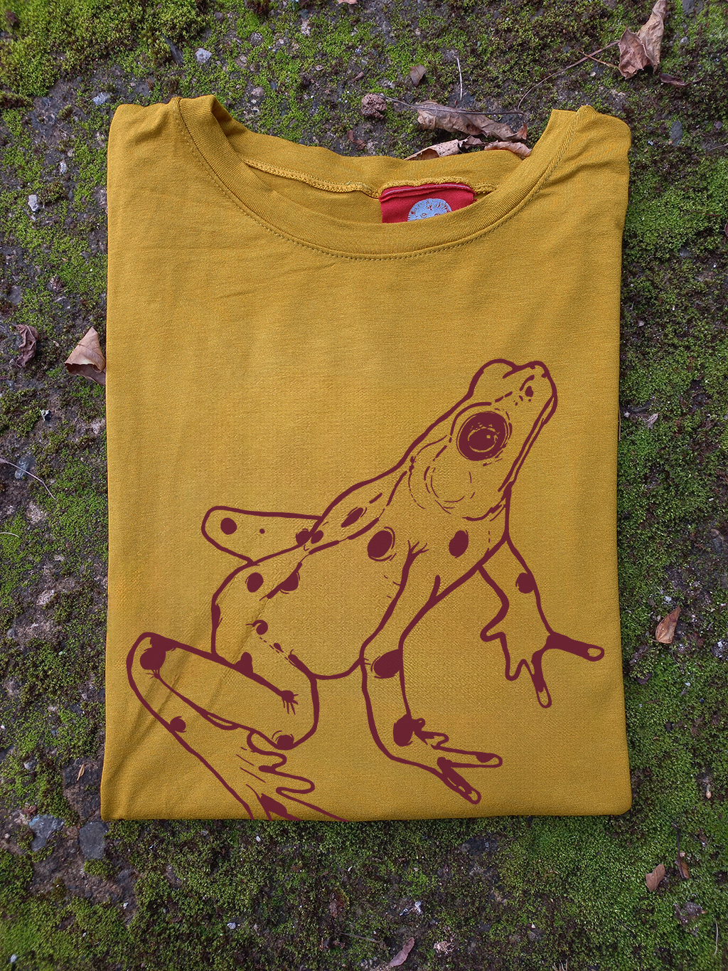 Camiseta Atelopus - Rana dorada • Larga Brisa • Vaporosas adultos