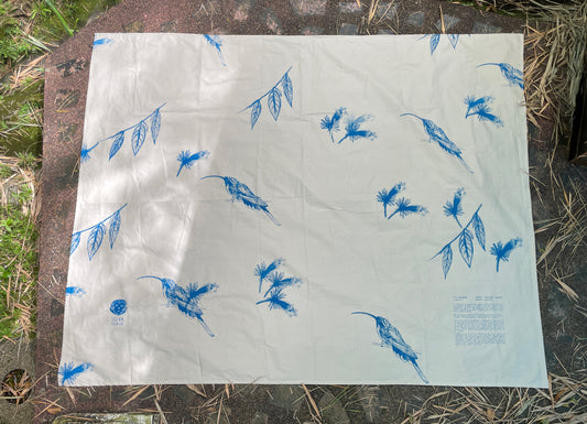 Manta Selviflora • Flor peludita - Colibrí ermitaño