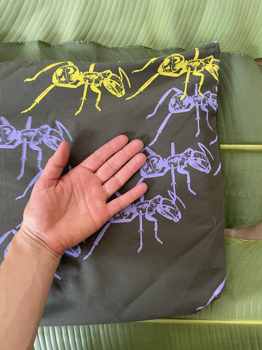 Cartuchera extra grande • Hormiga carpintera bronceada