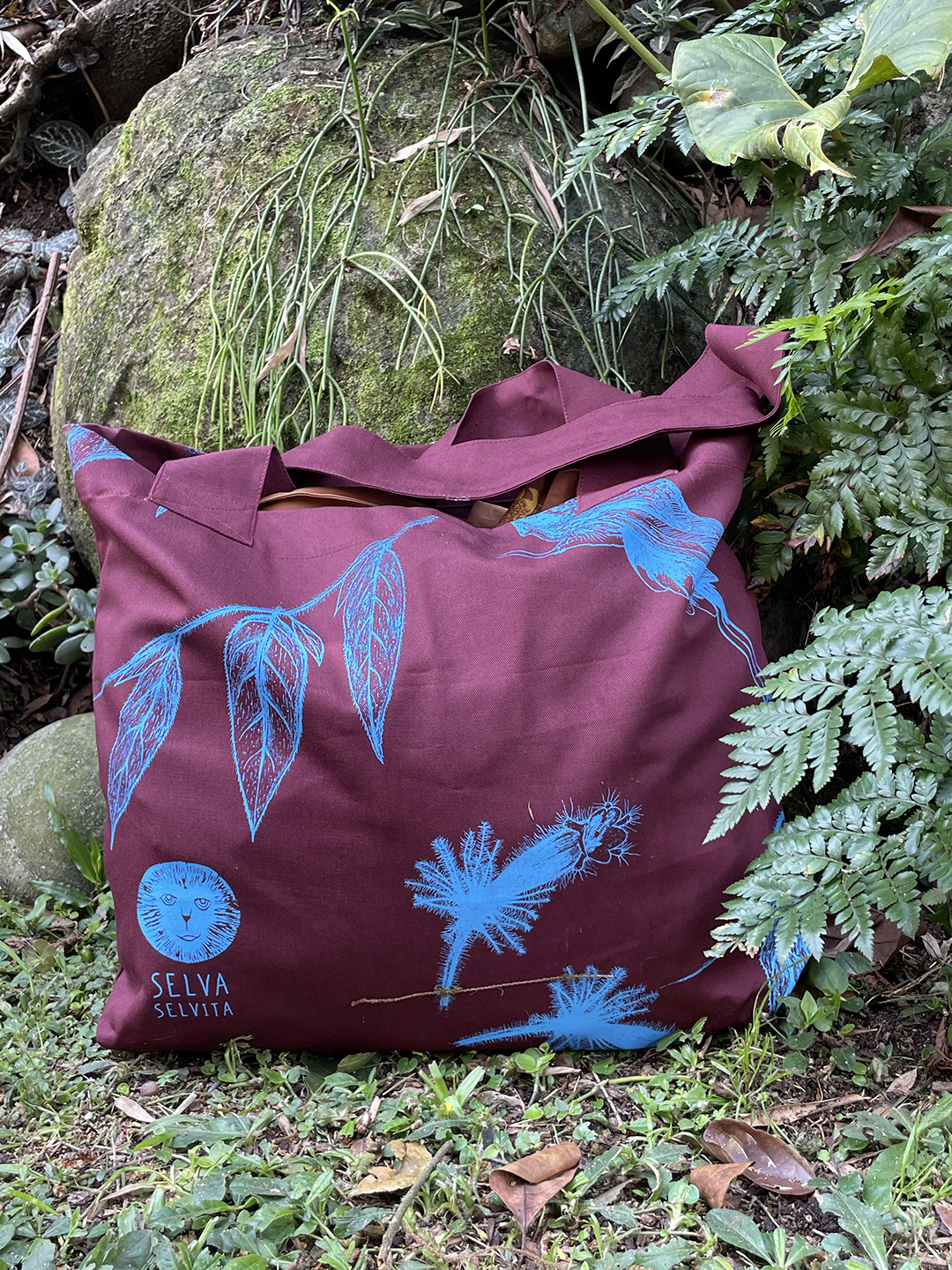 Bolsa Selviflora • Flor peludita - Colibrí ermitaño