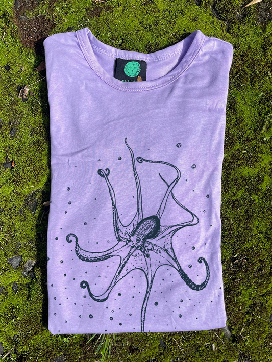 Camiseta Pulpo gigante • Infantil • Talla 6 a talla 16