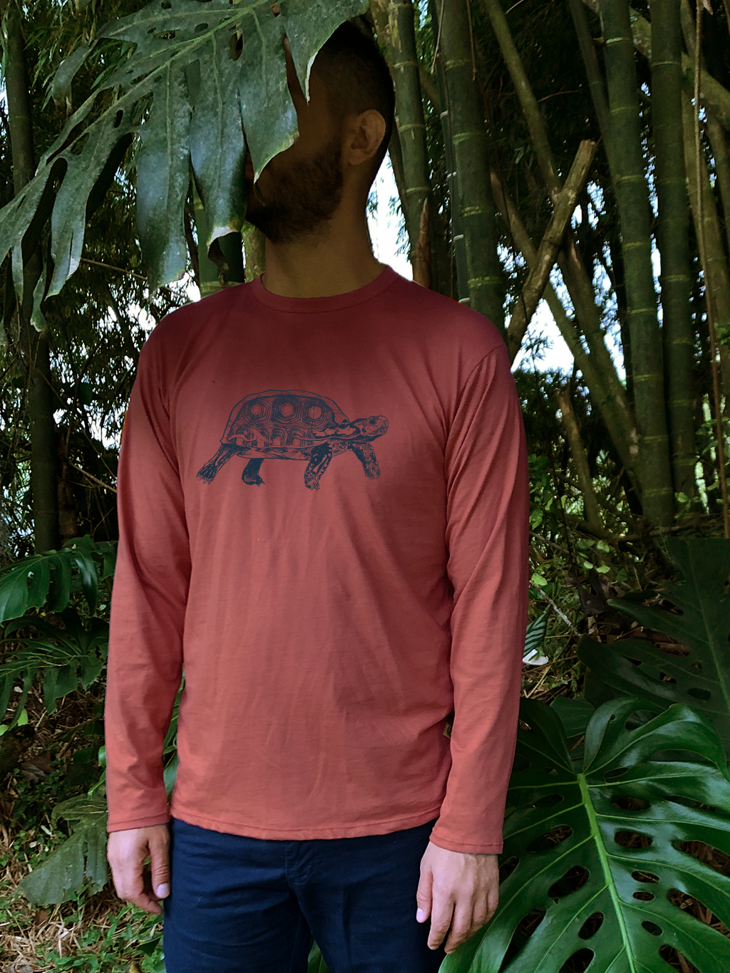 Camiseta Tortuga • Monte • Manga larga adultos
