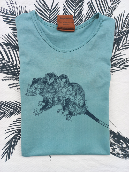 Camiseta Chucha o Zarigüeya • Infantil • Talla 6 a talla 16