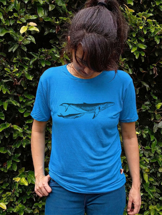 Camiseta Ballena jorobada • Armonía • Vaporosas adultos