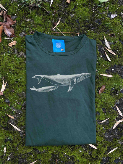 Camiseta Ballena jorobada • Monte • Manga larga adultos