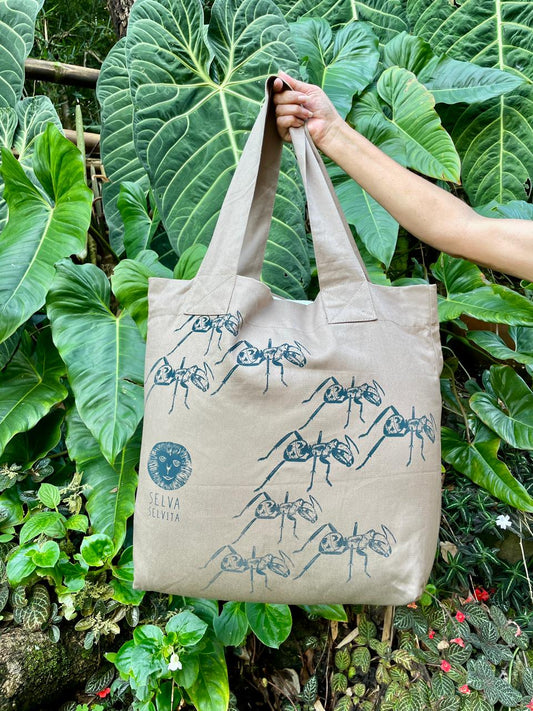 Bolsa de tela • Hormiga carpintera bronceada