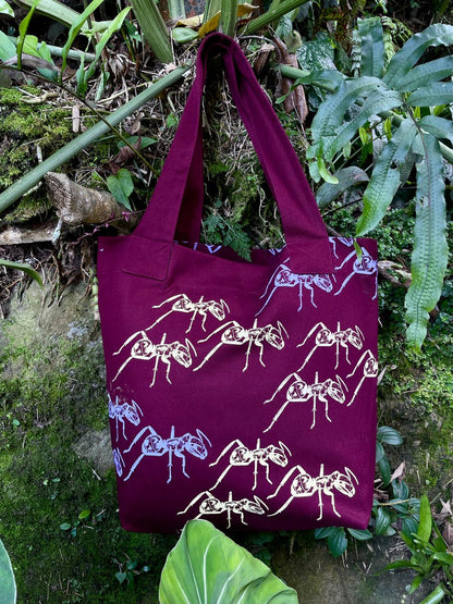 Bolsa de tela • Hormiga carpintera bronceada