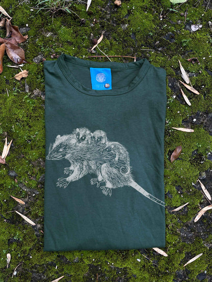 Camiseta Chucha o Zarigüeya • Monte • Manga larga adultos