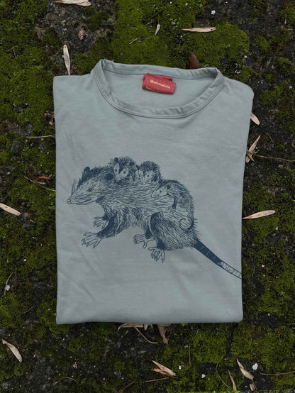 Camiseta Chucha o Zarigüeya • Monte • Manga larga adultos