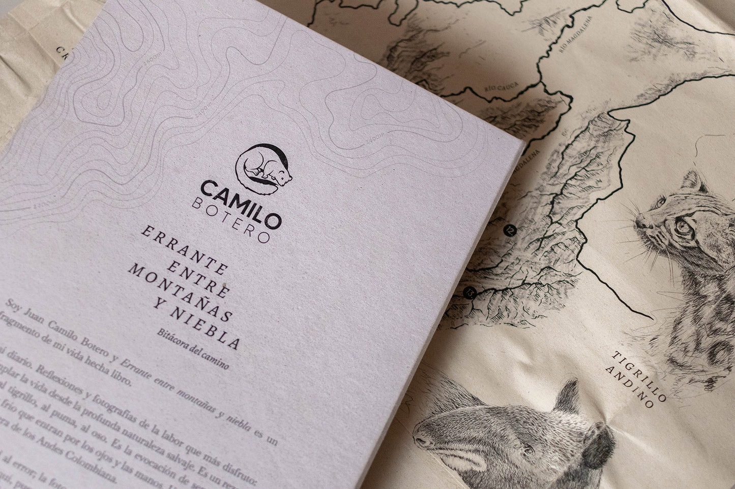 Libro "Errante entre montañas y niebla. Bitácora del camino" • Juan Camilo Botero