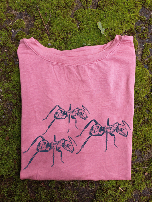 Camiseta Hormiga carpintera bronceada • Larga brisa • Vaporosas adultos