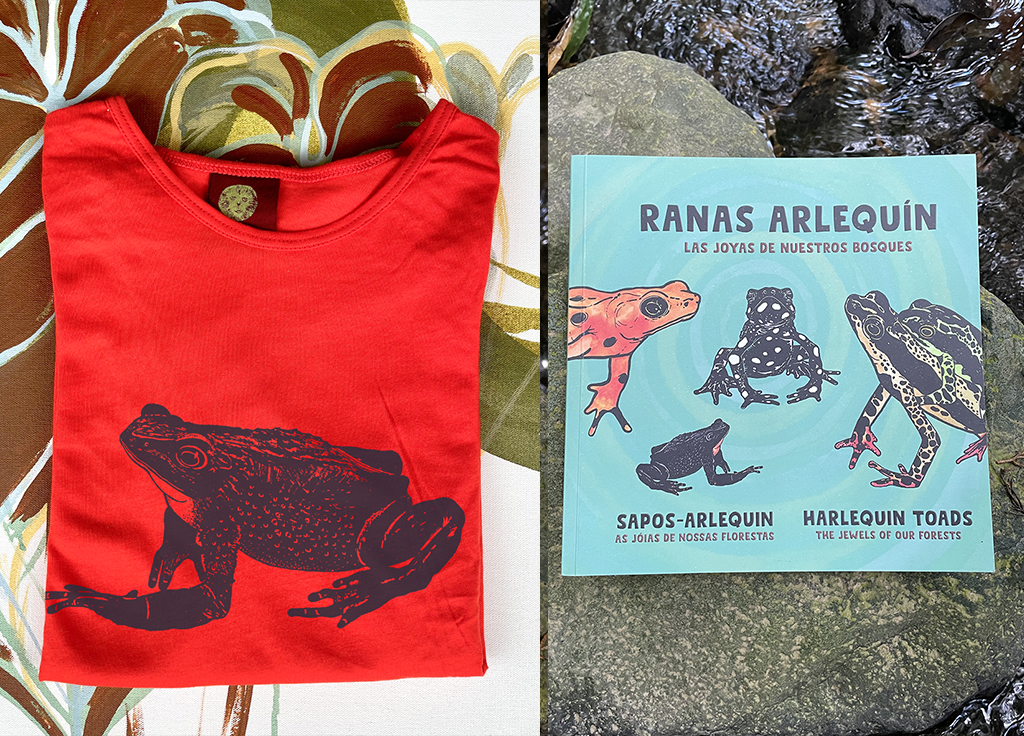 Combo Libro Atelopus + Camiseta infantil Jambato