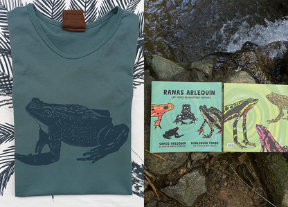 Combo Libro Atelopus + Camiseta infantil Jambato