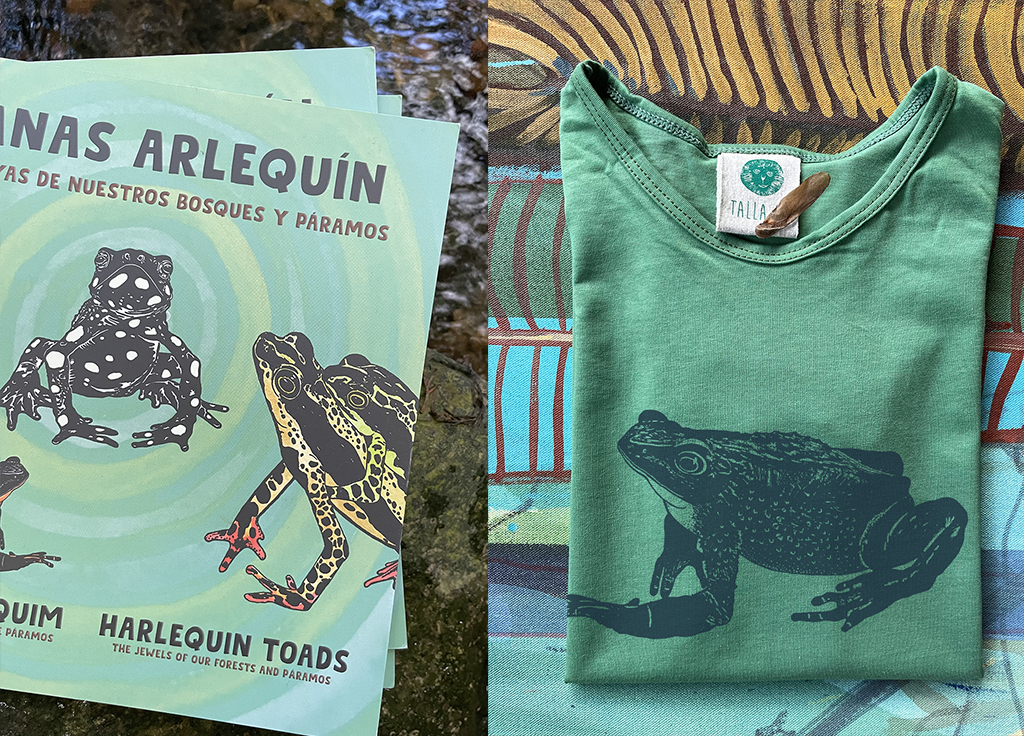 Combo Libro Atelopus + Camiseta infantil Jambato