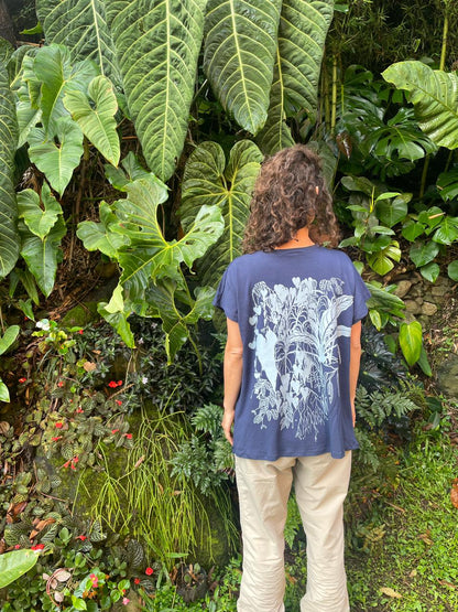 Camiseta Manigua y Paujil • Larga brisa • Vaporosas adultos