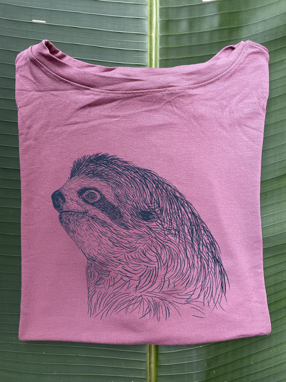 Camiseta Perezoso • Larga brisa • Vaporosas adultos