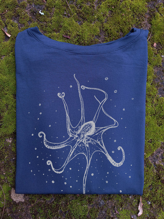 Camiseta Pulpo gigante • Brisa • Vaporosas adultos