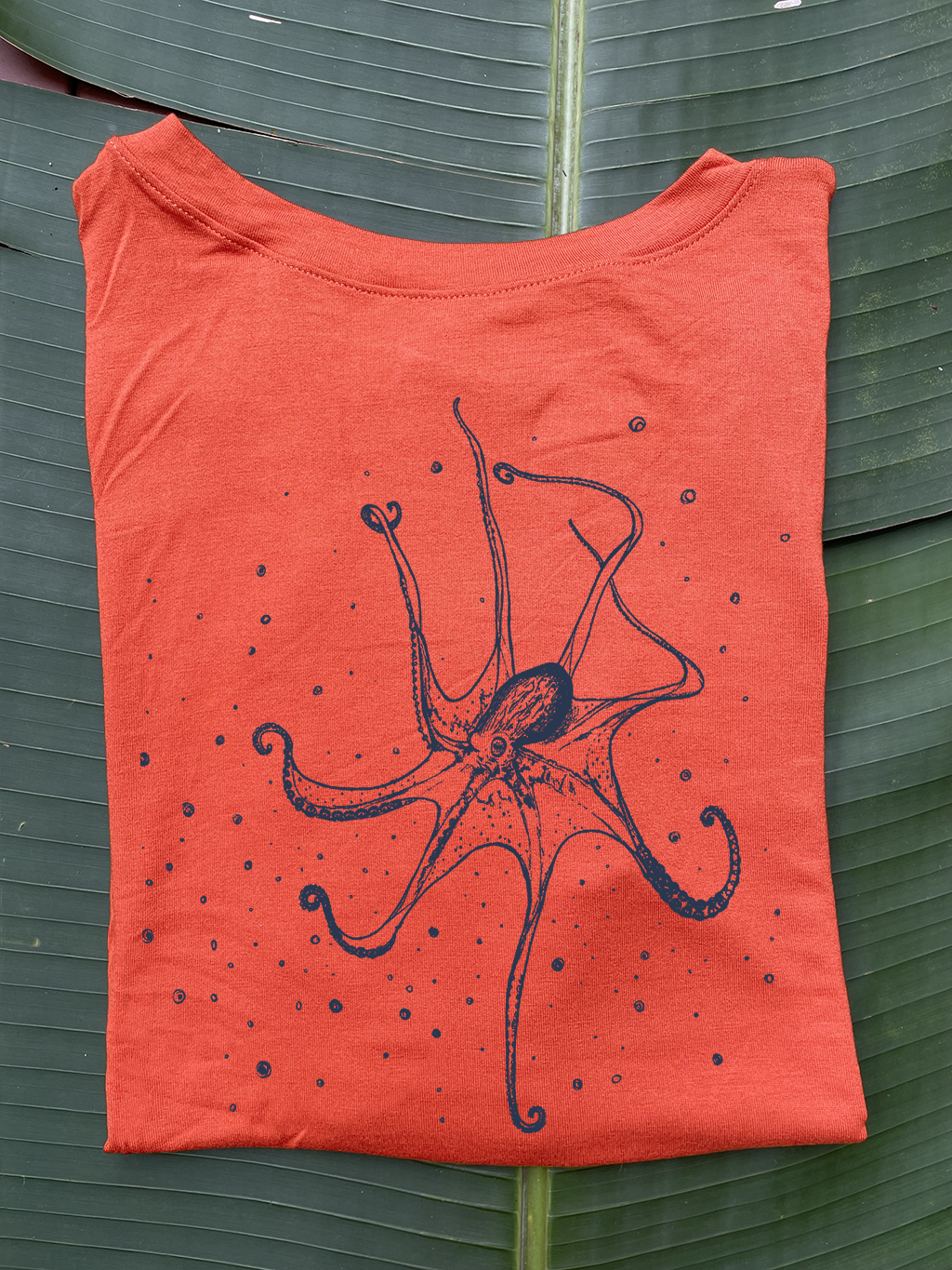 Camiseta Pulpo gigante • Larga brisa • Vaporosas adultos