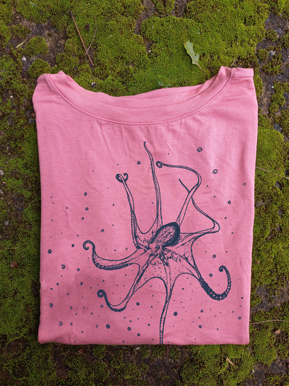 Camiseta Pulpo gigante • Brisa • Vaporosas adultos