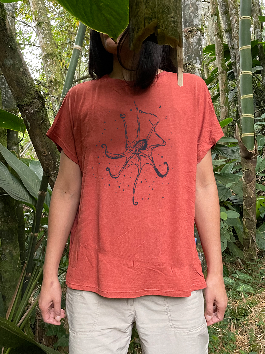 Camiseta Pulpo gigante • Brisa • Vaporosas adultos
