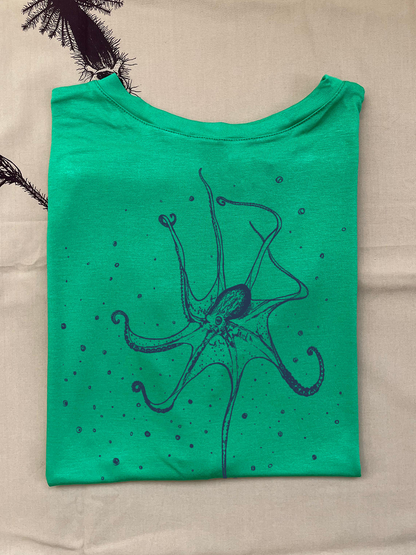 Camiseta Pulpo gigante • Brisa • Vaporosas adultos