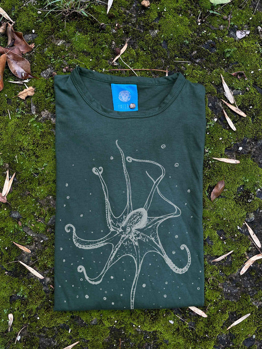 Camiseta Pulpo • Monte • Manga larga adultos