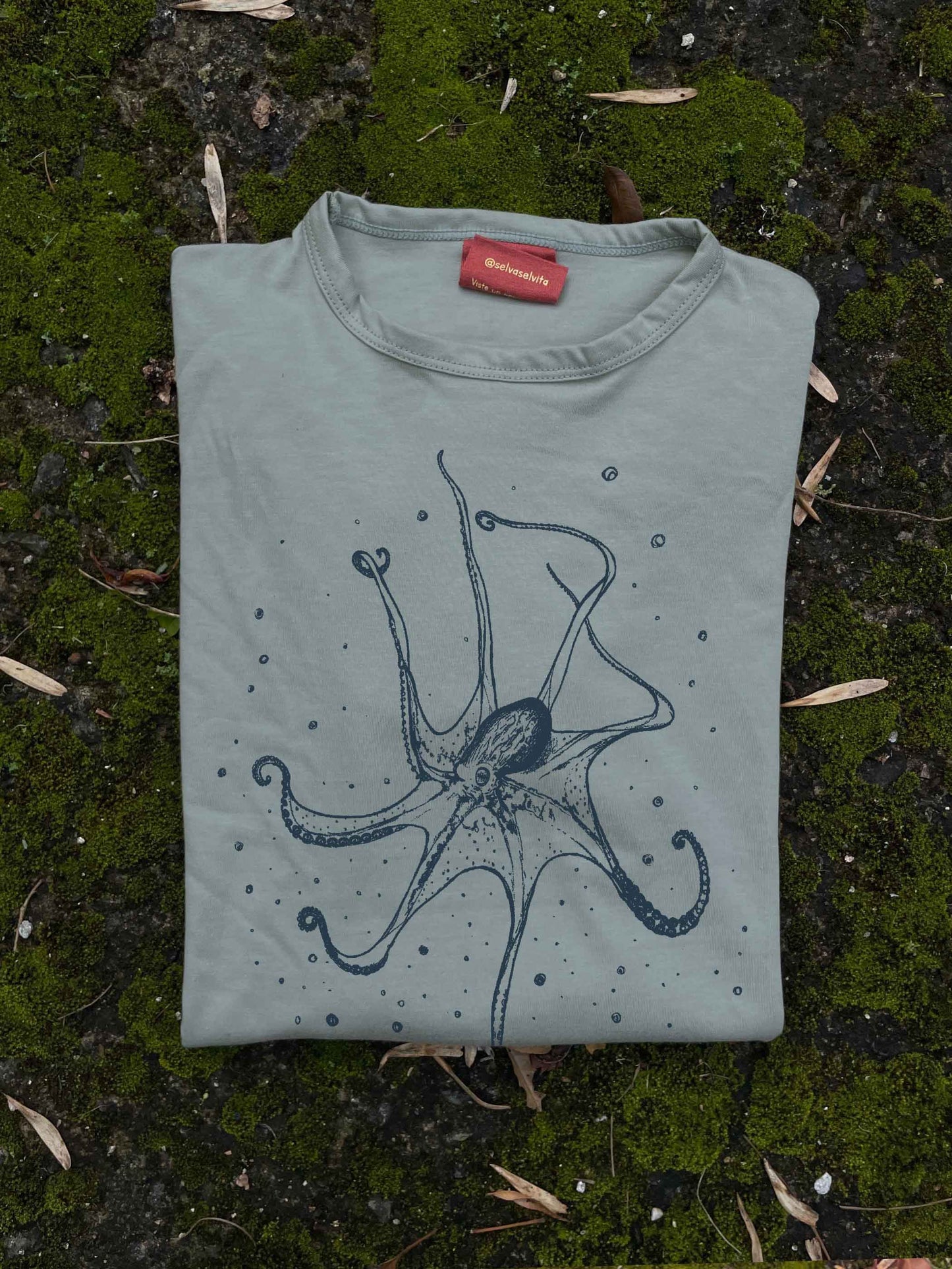 Camiseta Pulpo • Monte • Manga larga adultos