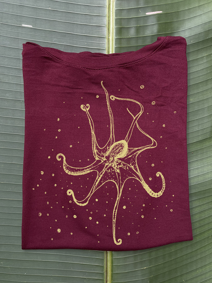 Camiseta Pulpo gigante • Brisa • Vaporosas adultos