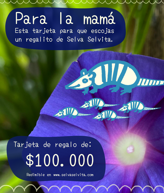 Tarjeta de regalo día de la madre • Selva Selvita