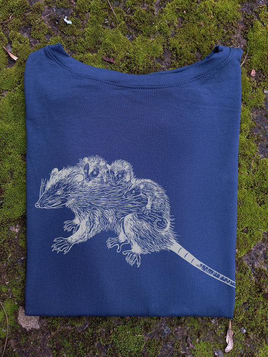 Camiseta Chucha o Zarigüeya • Larga Brisa • Vaporosas adultos