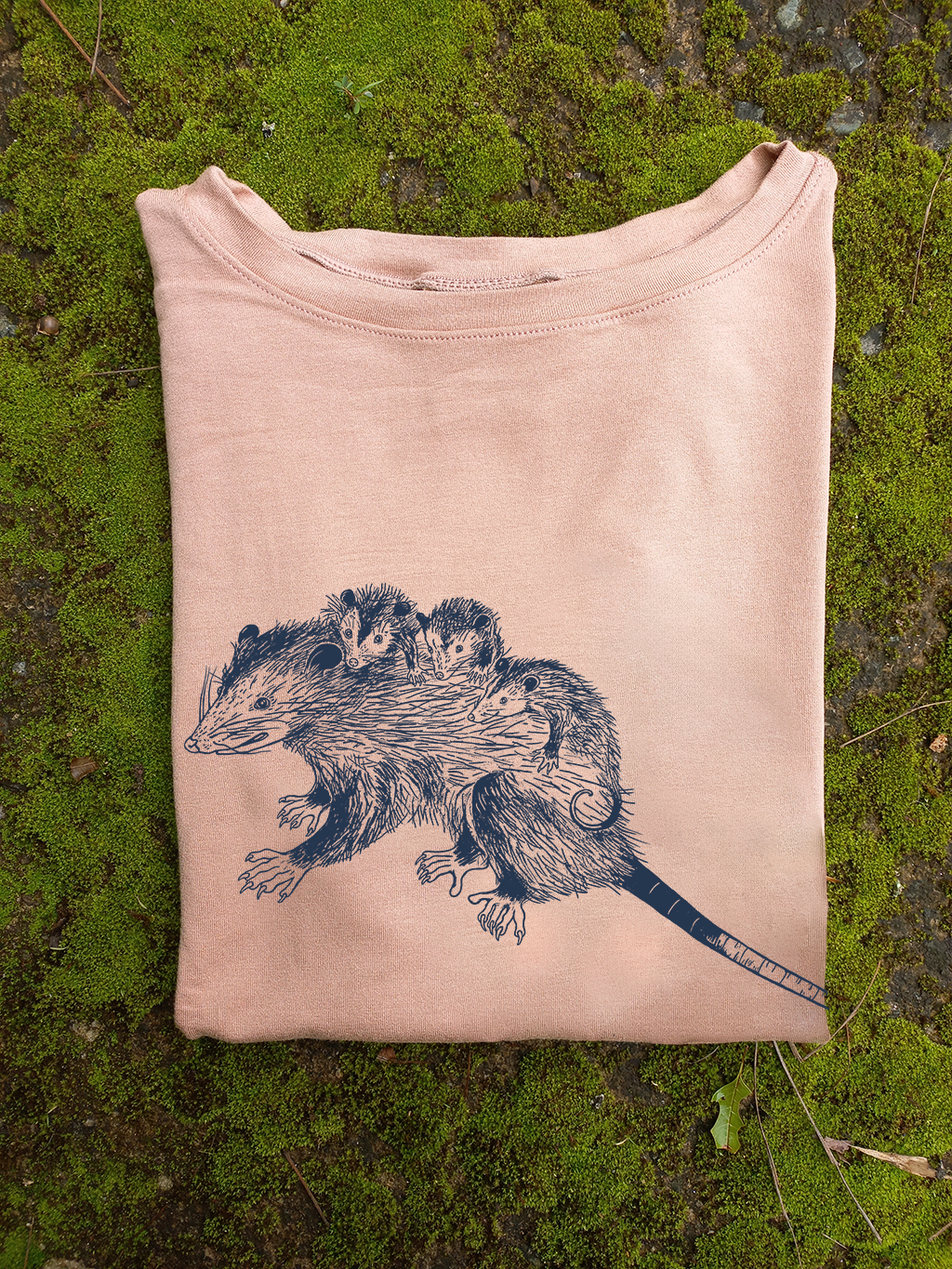 Camiseta Chucha o Zarigüeya • Larga Brisa • Vaporosas adultos