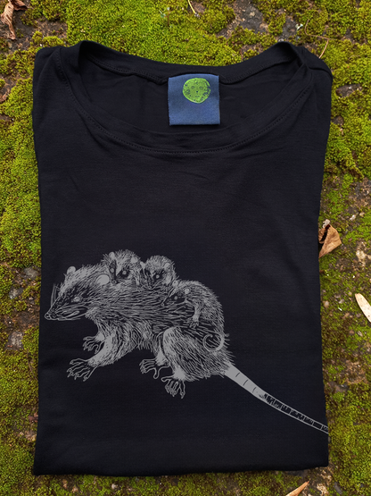 Camiseta Chucha o Zarigüeya • Larga Brisa • Vaporosas adultos