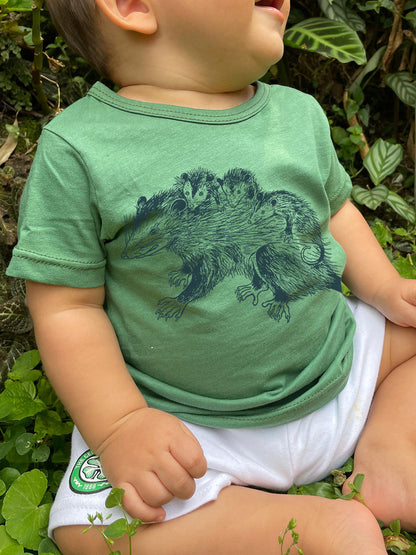 Camiseta Chucha o Zarigüeya • Mini infantil • Talla 1 a  talla 4